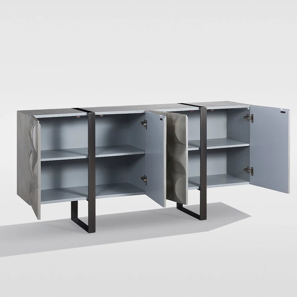 LIVORA 4-Door Sideboard-Fullstarlighting