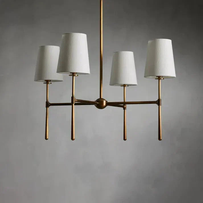Rhodes Round Chandelier 4/6 Light For Living Room-Fullstarlighting