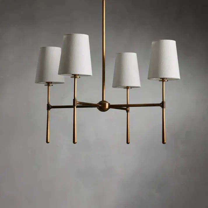 Rhodes Round Chandelier 4/6 Light For Living Room-Fullstarlighting