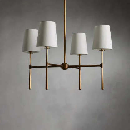 Rhodes Round Chandelier 4/6 Light For Living Room-Fullstarlighting