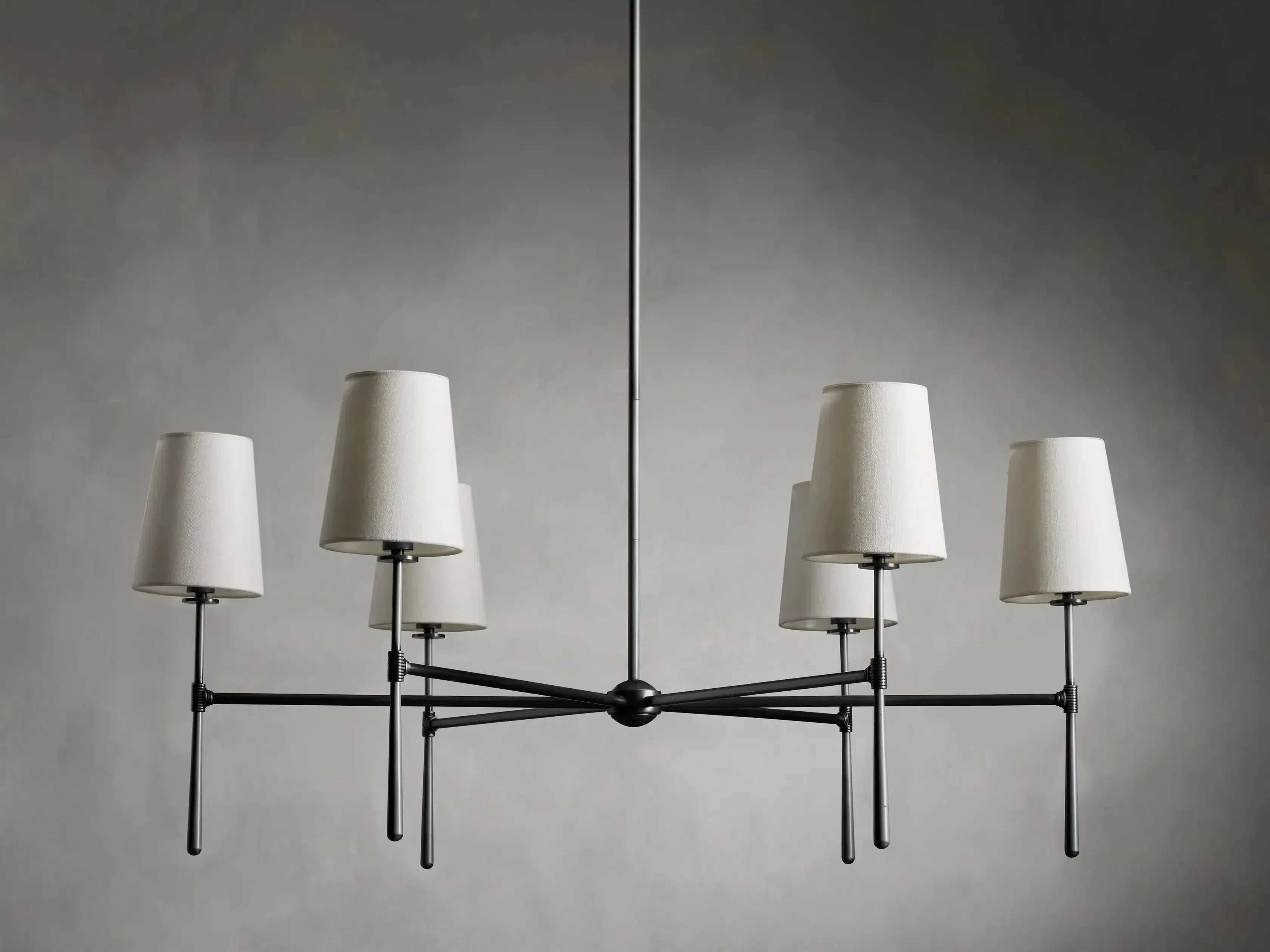 Rhodes Round Chandelier 4/6 Light For Living Room-Fullstarlighting