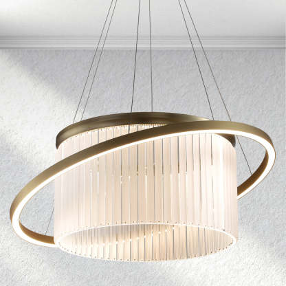 Haven Orbital Ring Chandelier