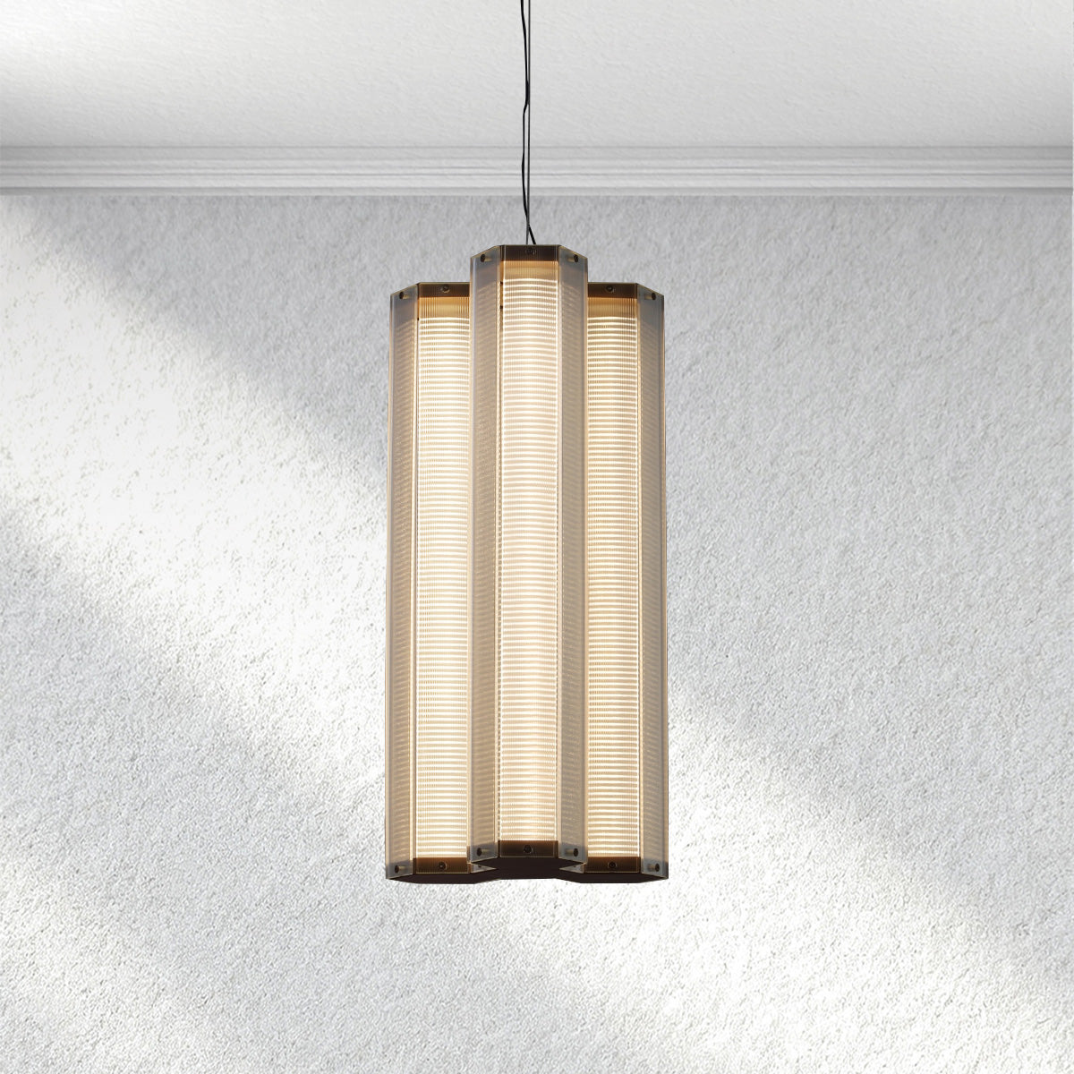 Carey Sunleaf 3-Light Pendant-Fullstarlighting