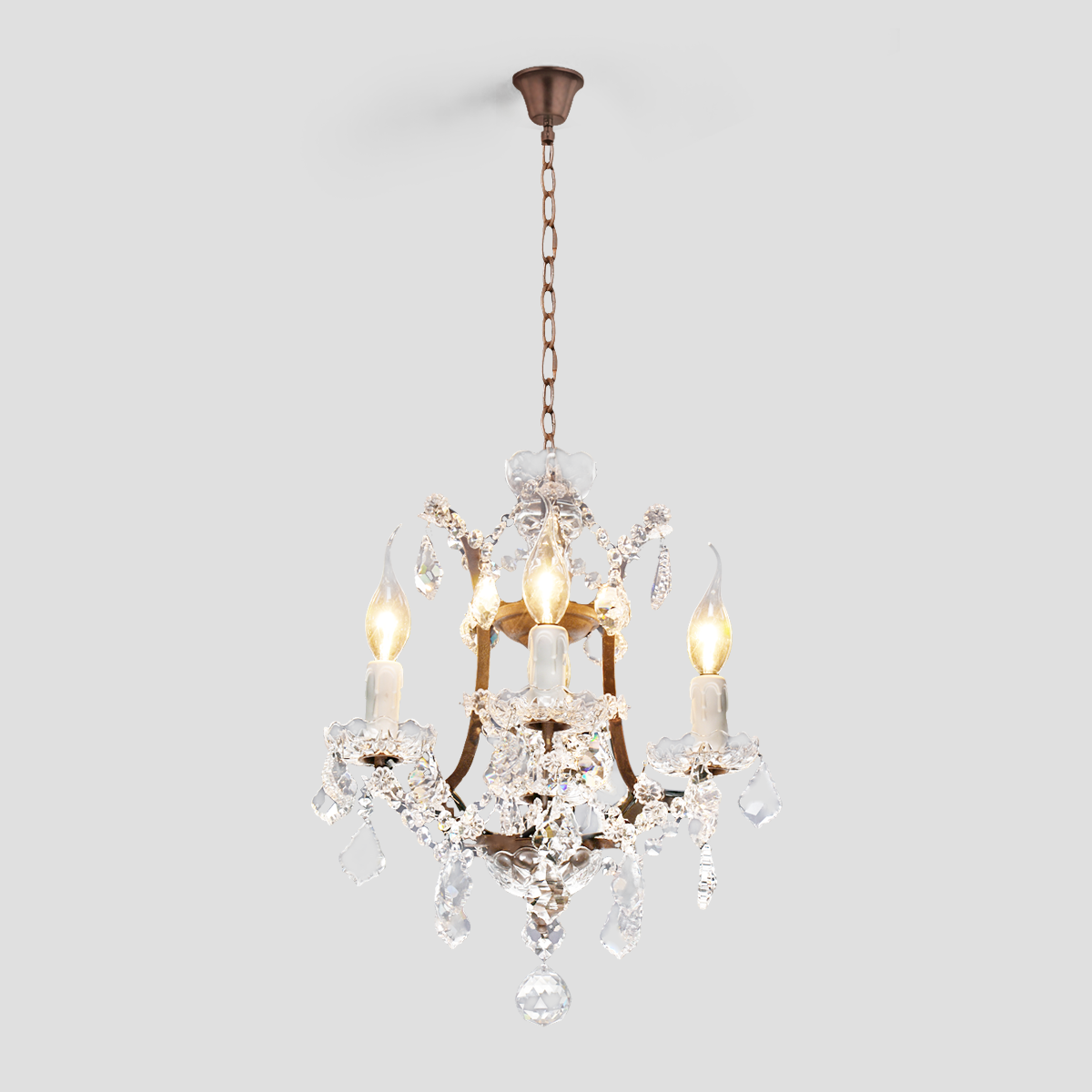Classical Antique Crystal Chandelier-Fullstarlighting