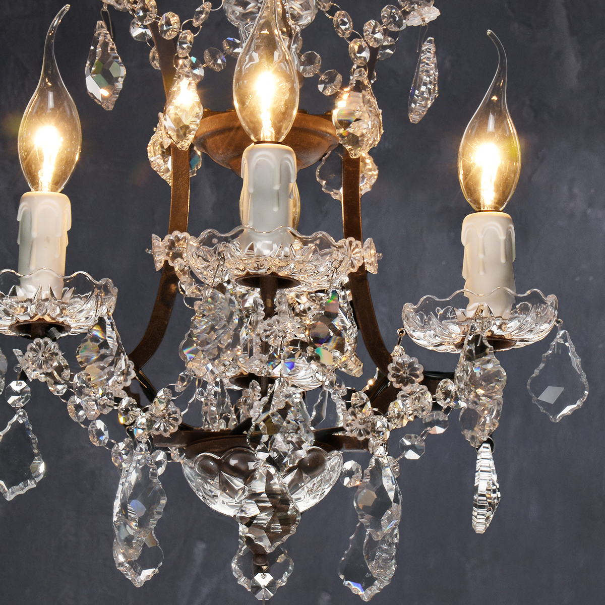 Classical Antique Crystal Chandelier-Fullstarlighting