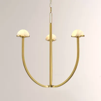Pedra Round Chandelier 24"-Fullstarlighting
