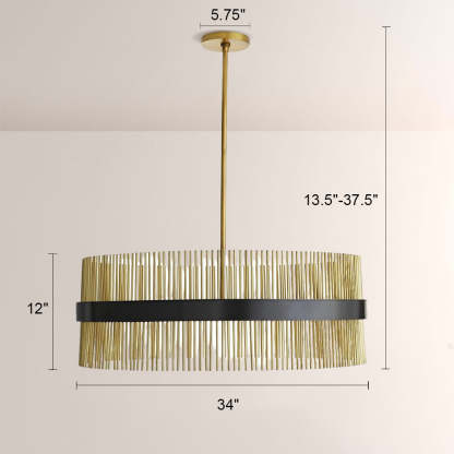 Hozier Brass Chandelier