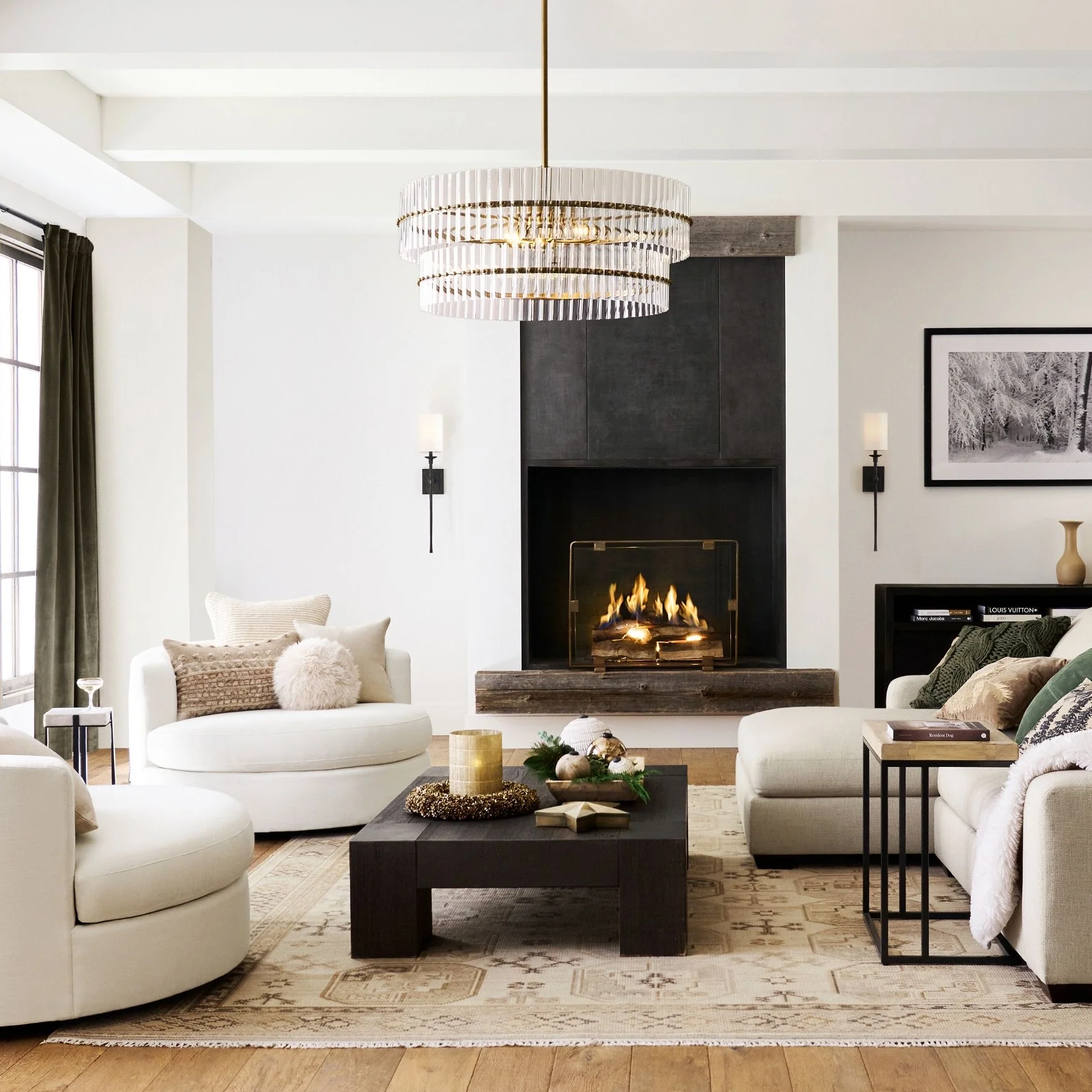 Molly Crystal Round Chandelier-Fullstarlighting