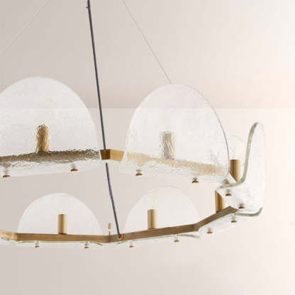 Mendez Glass Round Chandelier