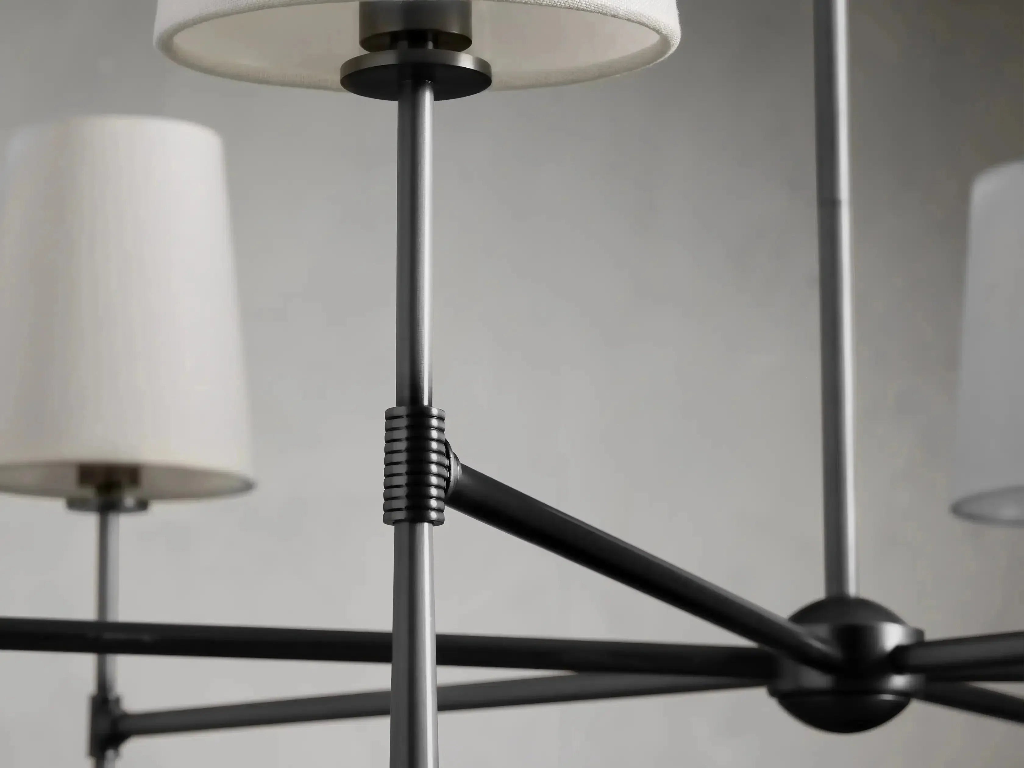 Rhodes Round Chandelier 4/6 Light For Living Room-Fullstarlighting