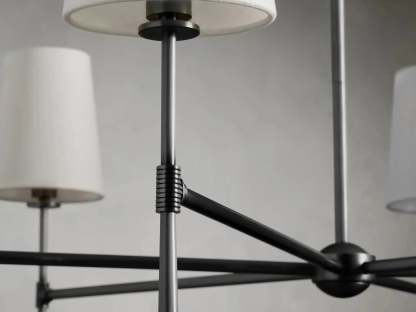 Rhodes Round Chandelier 4/6 Light For Living Room-Fullstarlighting