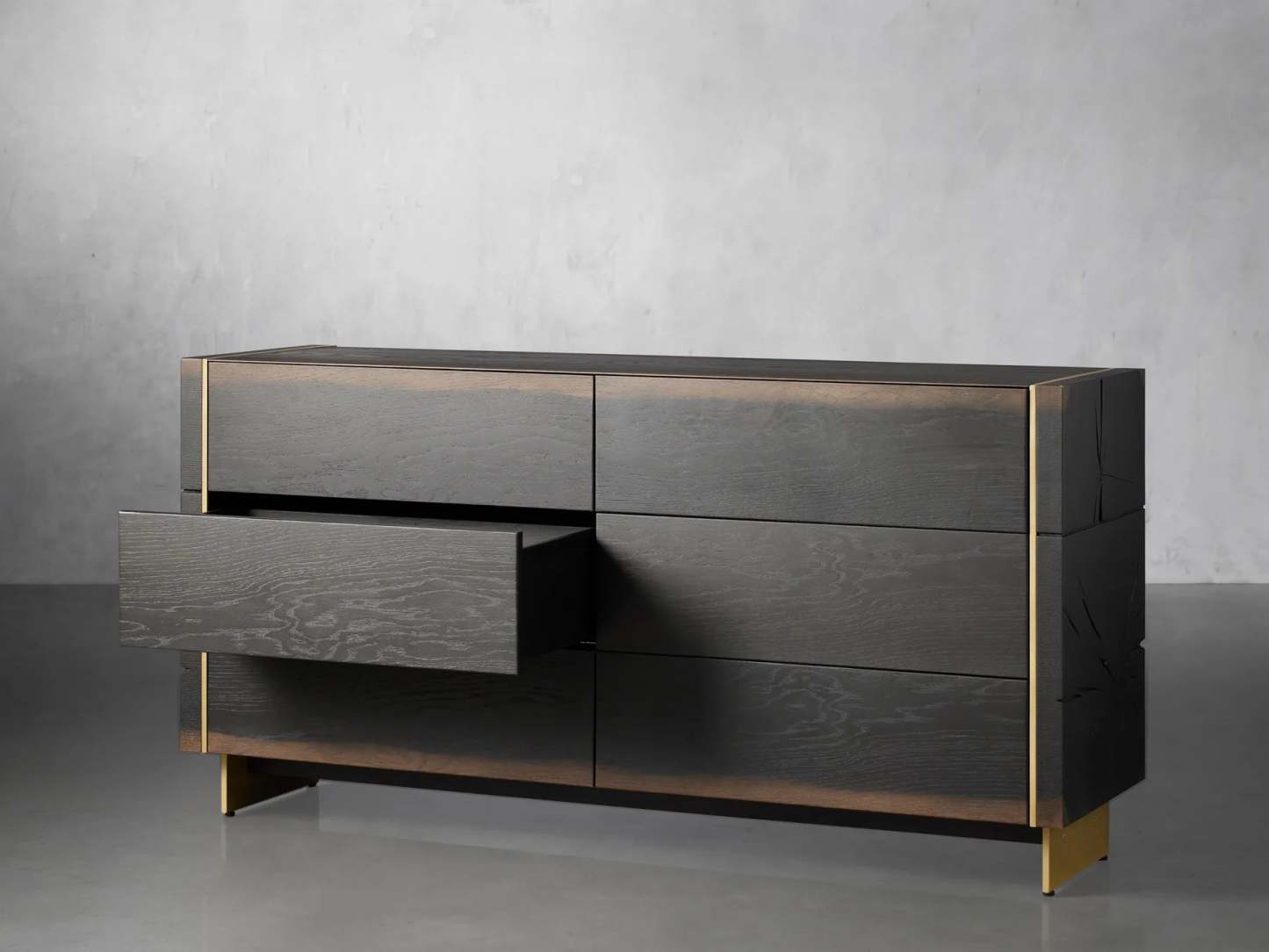 Mihaela Six-Drawer Dresser 67.5"