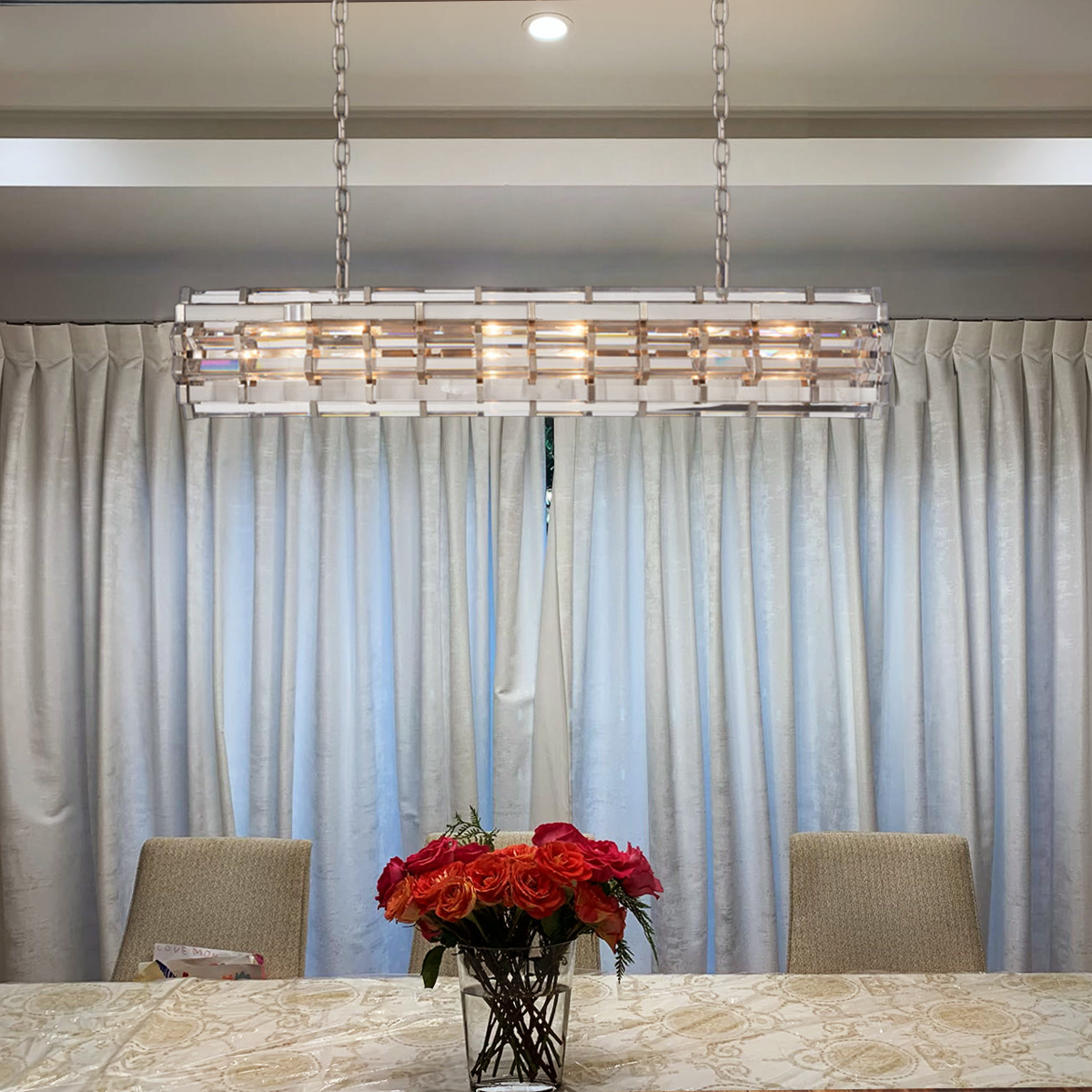 Kiko Cylindrical/ Linear Chandelier-Fullstarlighting