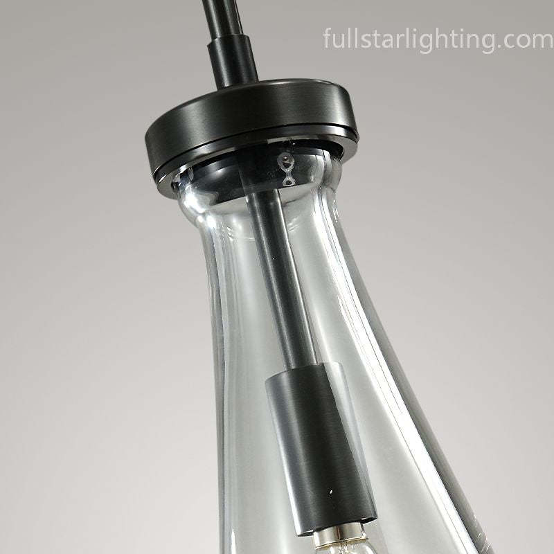 Raindrops 2-Light Rod Round Chandelier-Fullstarlighting