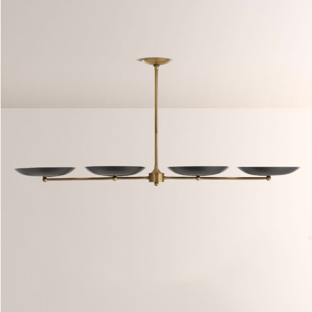 Griffith Bronze Linear Chandelier-Fullstarlighting