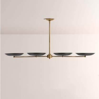 Griffith Bronze Linear Chandelier-Fullstarlighting