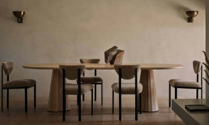 Brank Oval Dining Table-Fullstarlighting