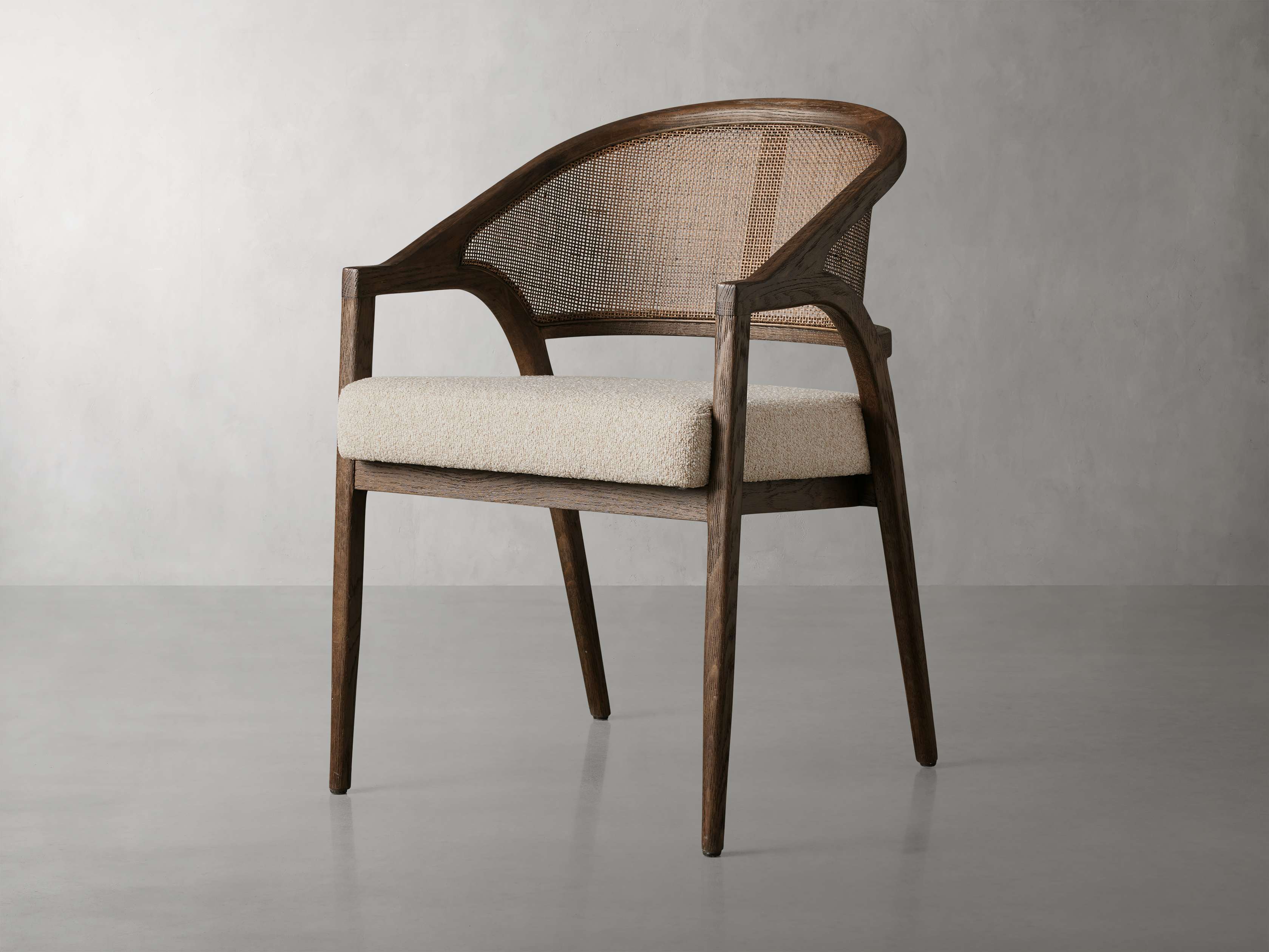 Aimee Dining Arm Chair in Mocha-Fullstarlighting