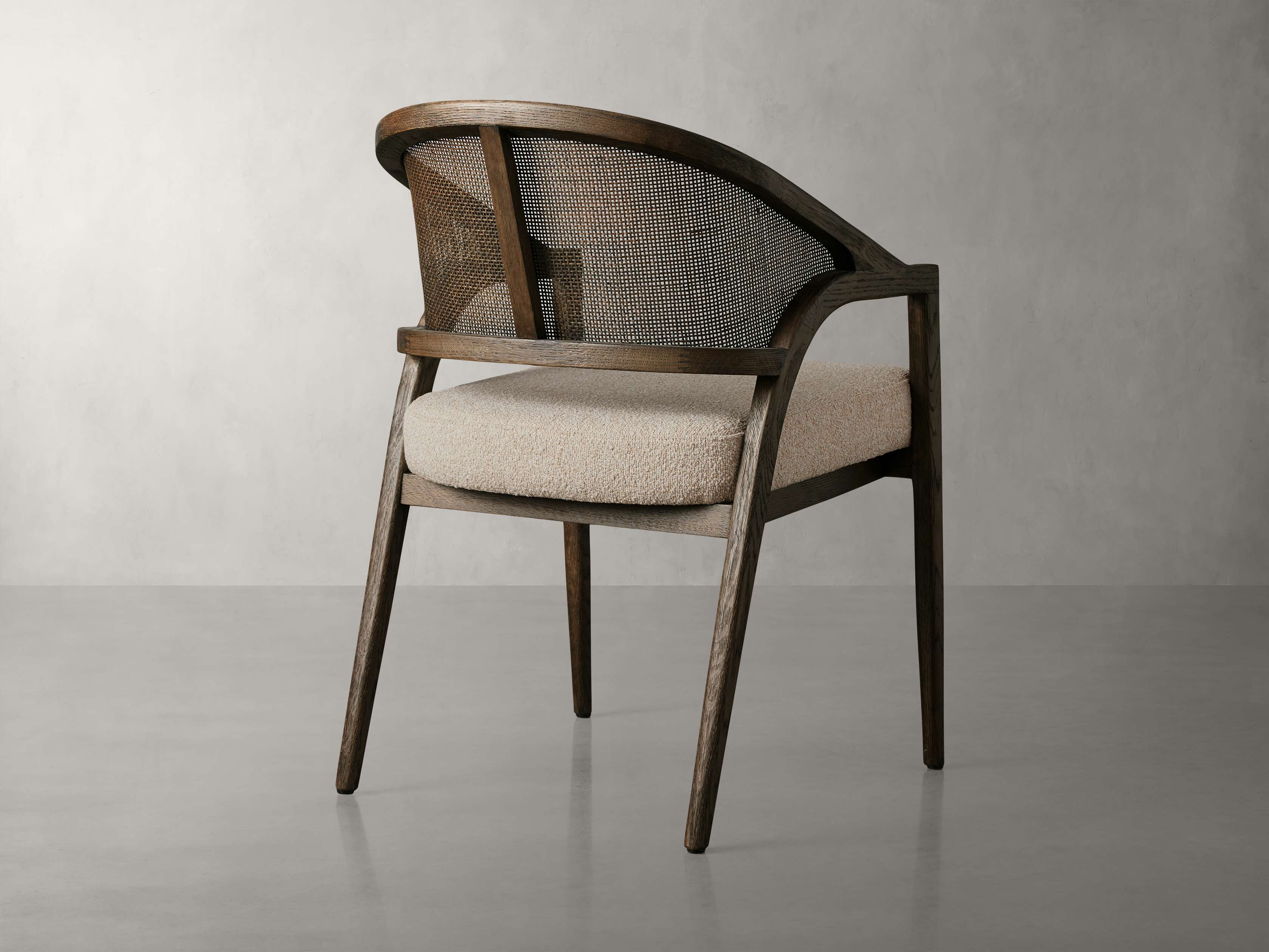 Aimee Dining Arm Chair in Mocha-Fullstarlighting