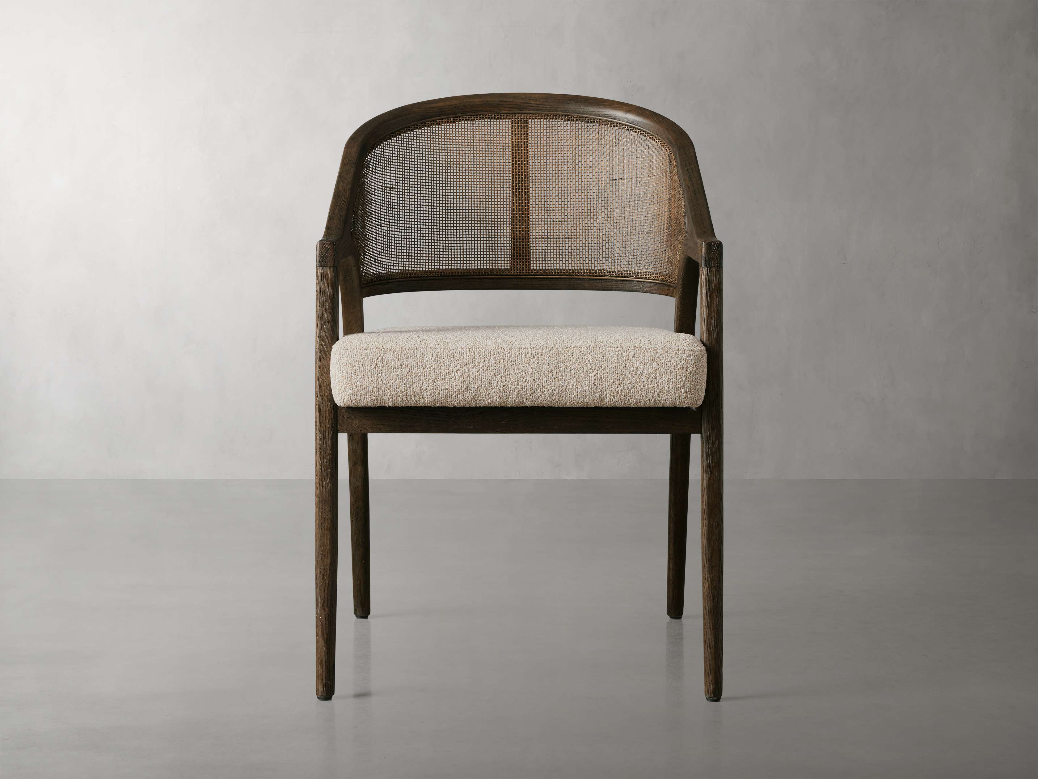 Aimee Dining Arm Chair in Mocha-Fullstarlighting