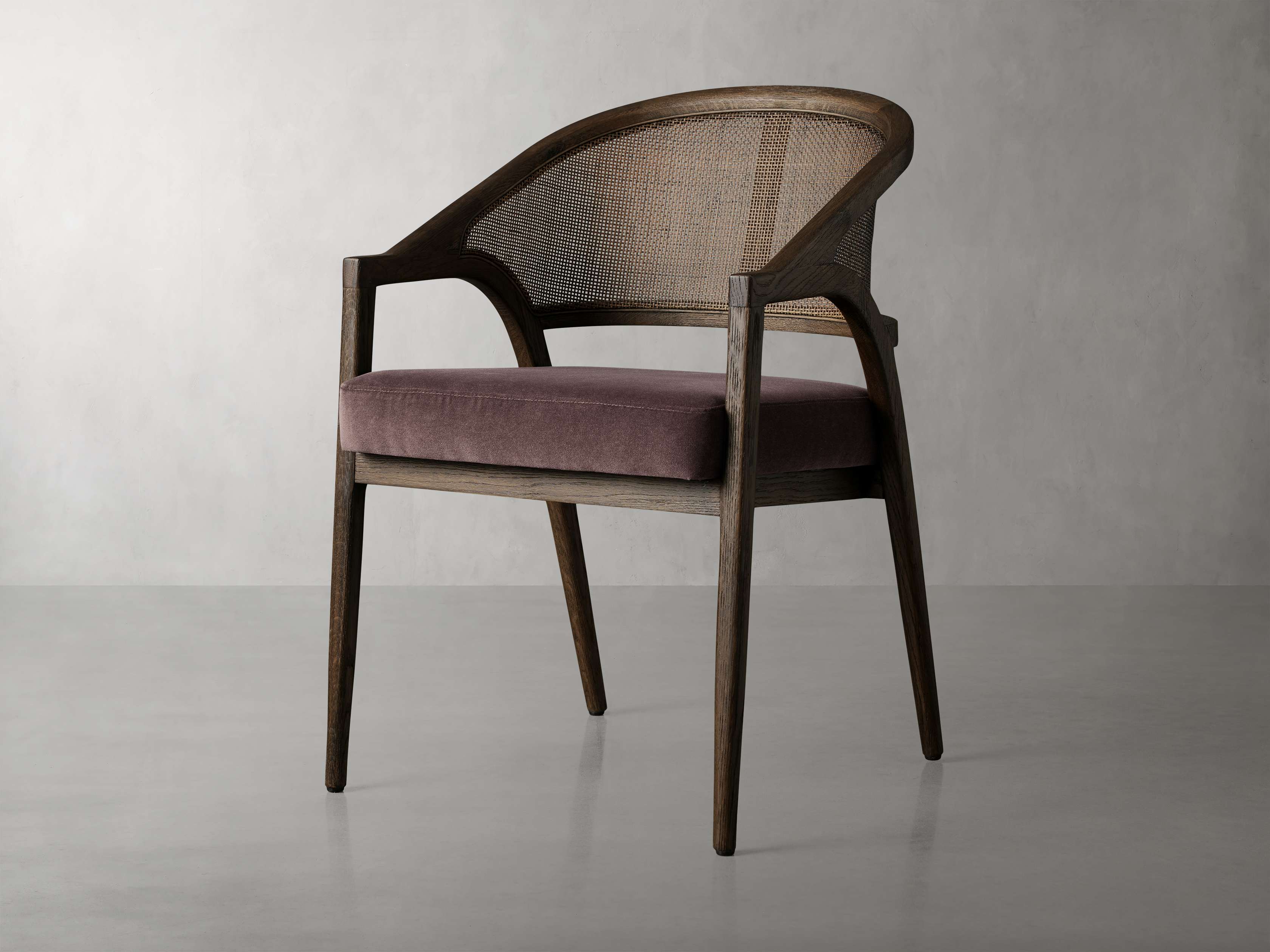 Aimee Dining Arm Chair in Mocha-Fullstarlighting