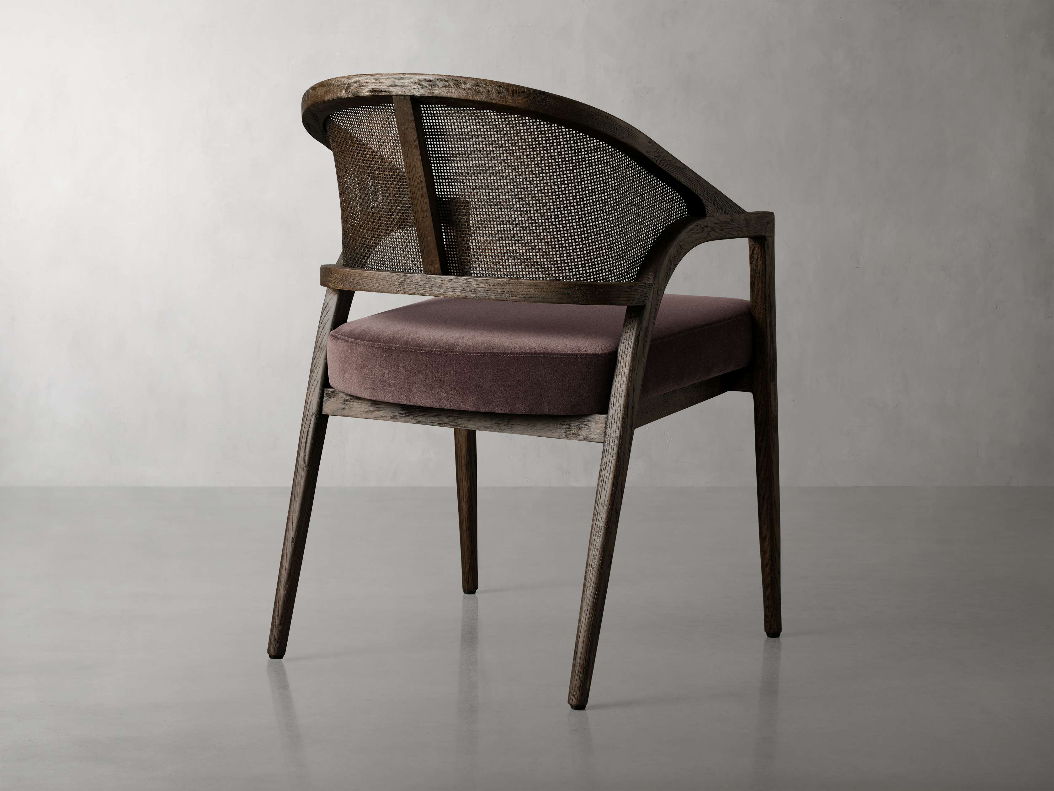 Aimee Dining Arm Chair in Mocha-Fullstarlighting