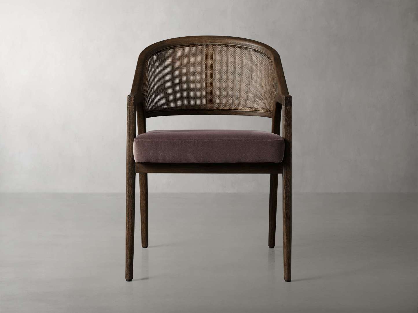 Aimee Dining Arm Chair in Mocha