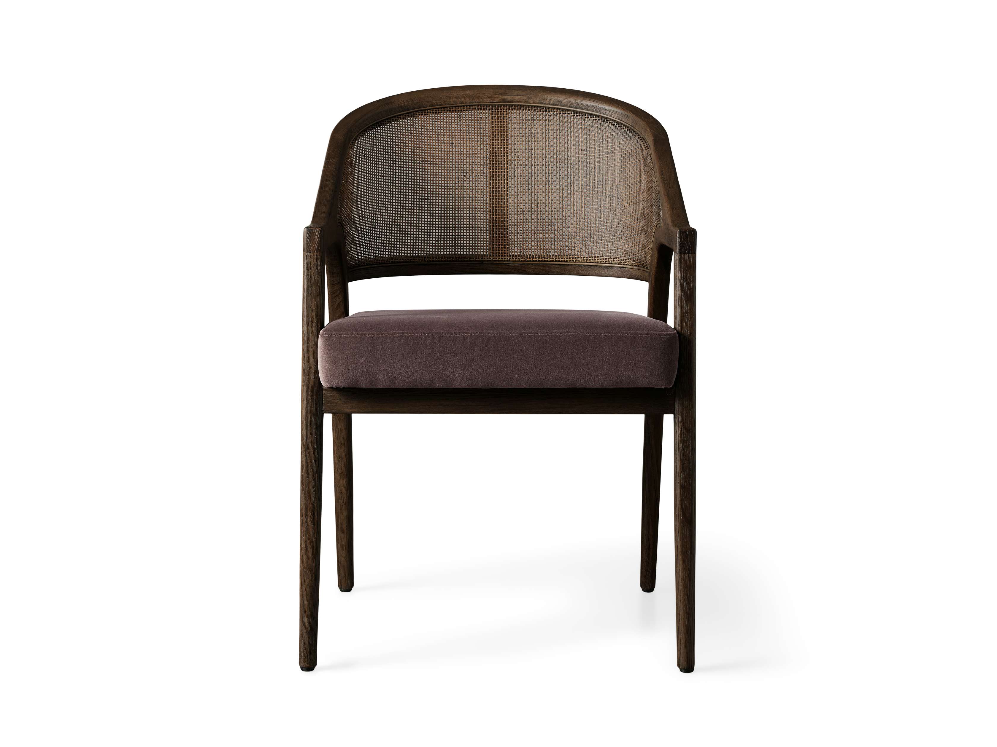 Aimee Dining Arm Chair in Mocha-Fullstarlighting