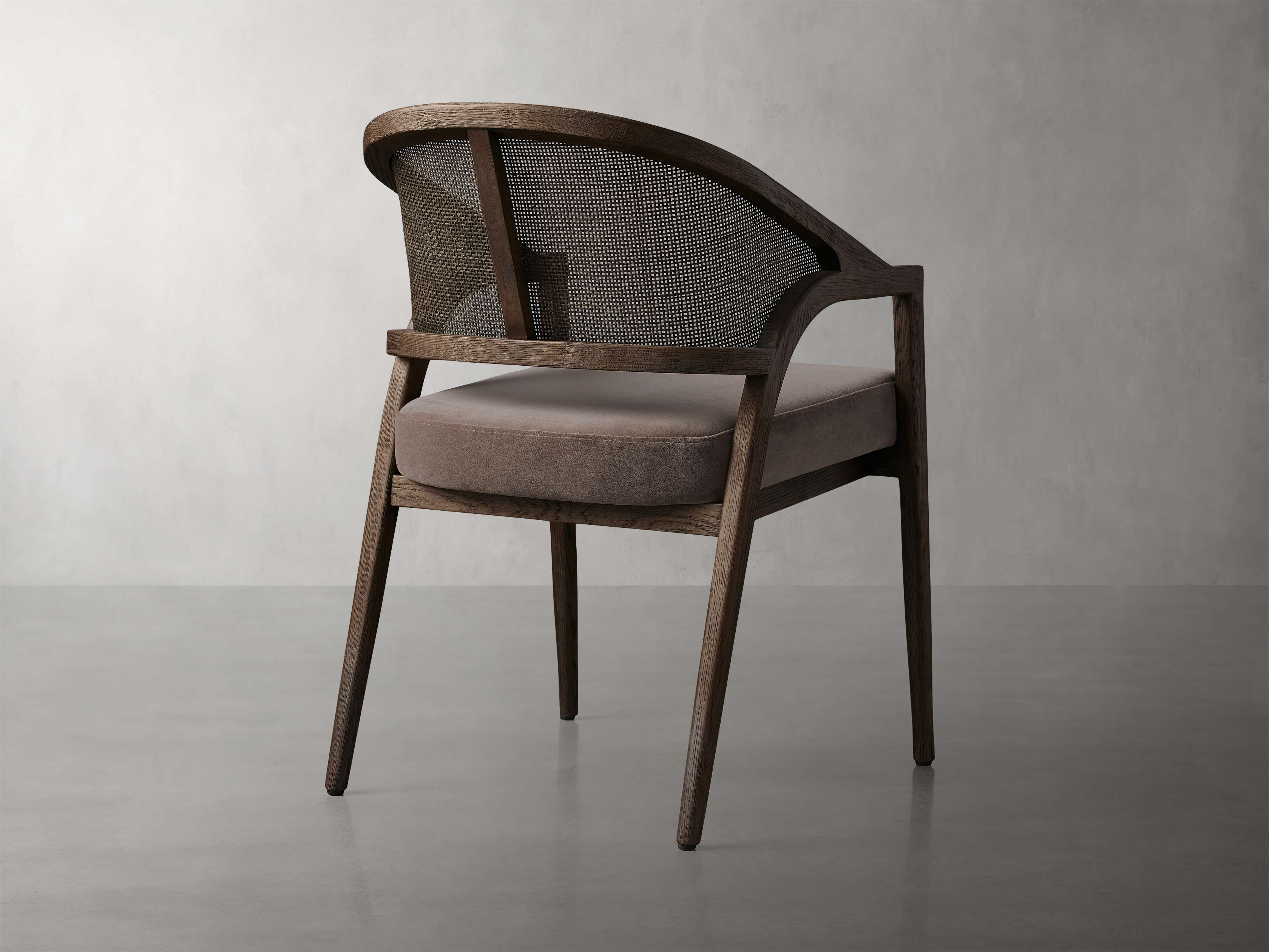 Aimee Dining Arm Chair in Mocha-Fullstarlighting