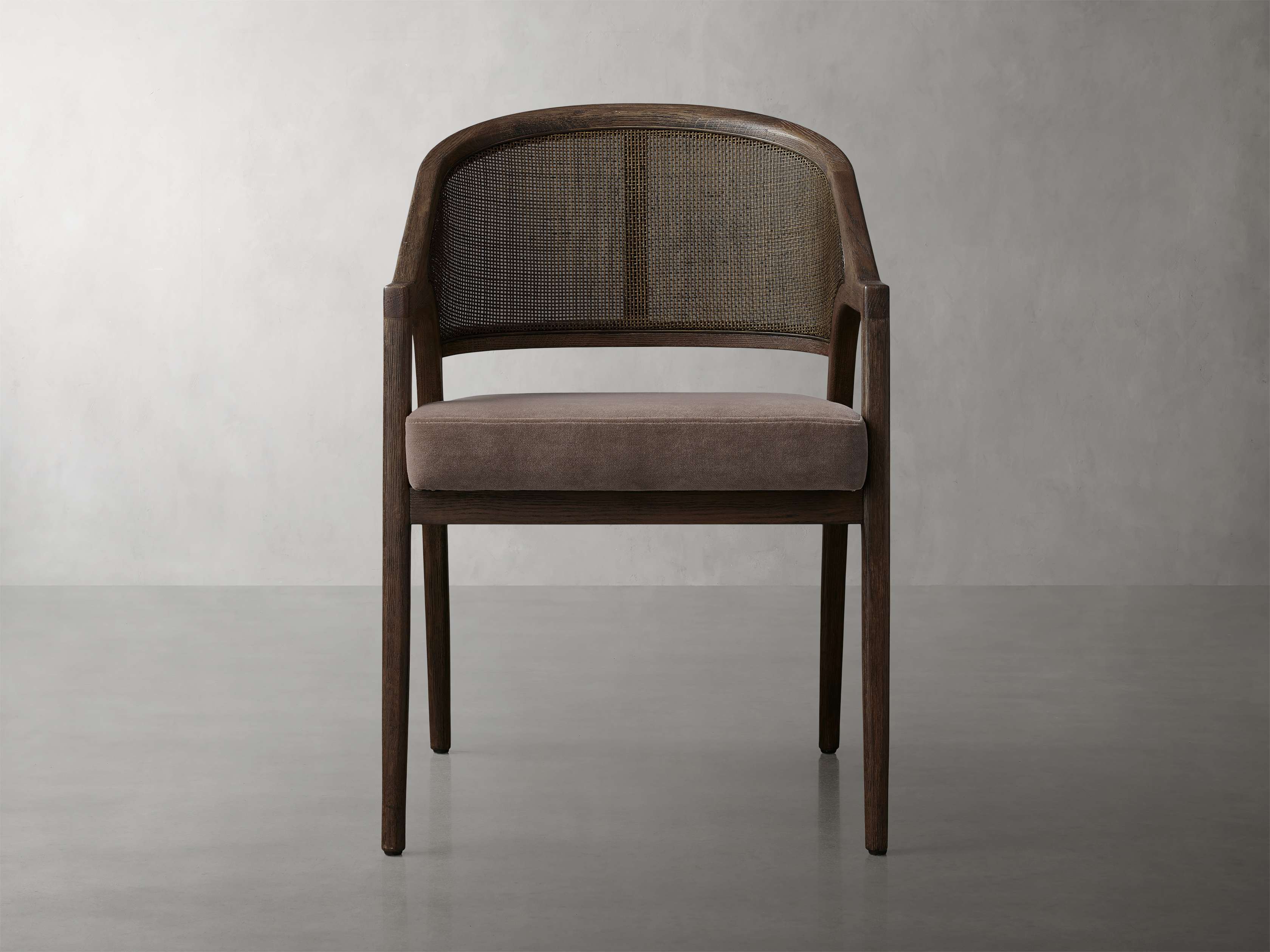 Aimee Dining Arm Chair in Mocha-Fullstarlighting