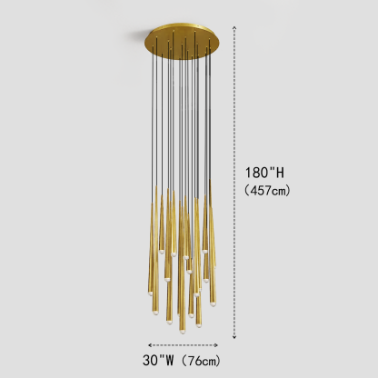 Harry Round Tubular Pendant-Fullstarlighting