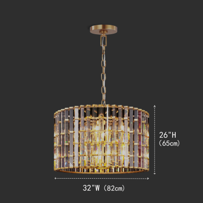 Kiko Cylindrical/ Linear Chandelier-Fullstarlighting
