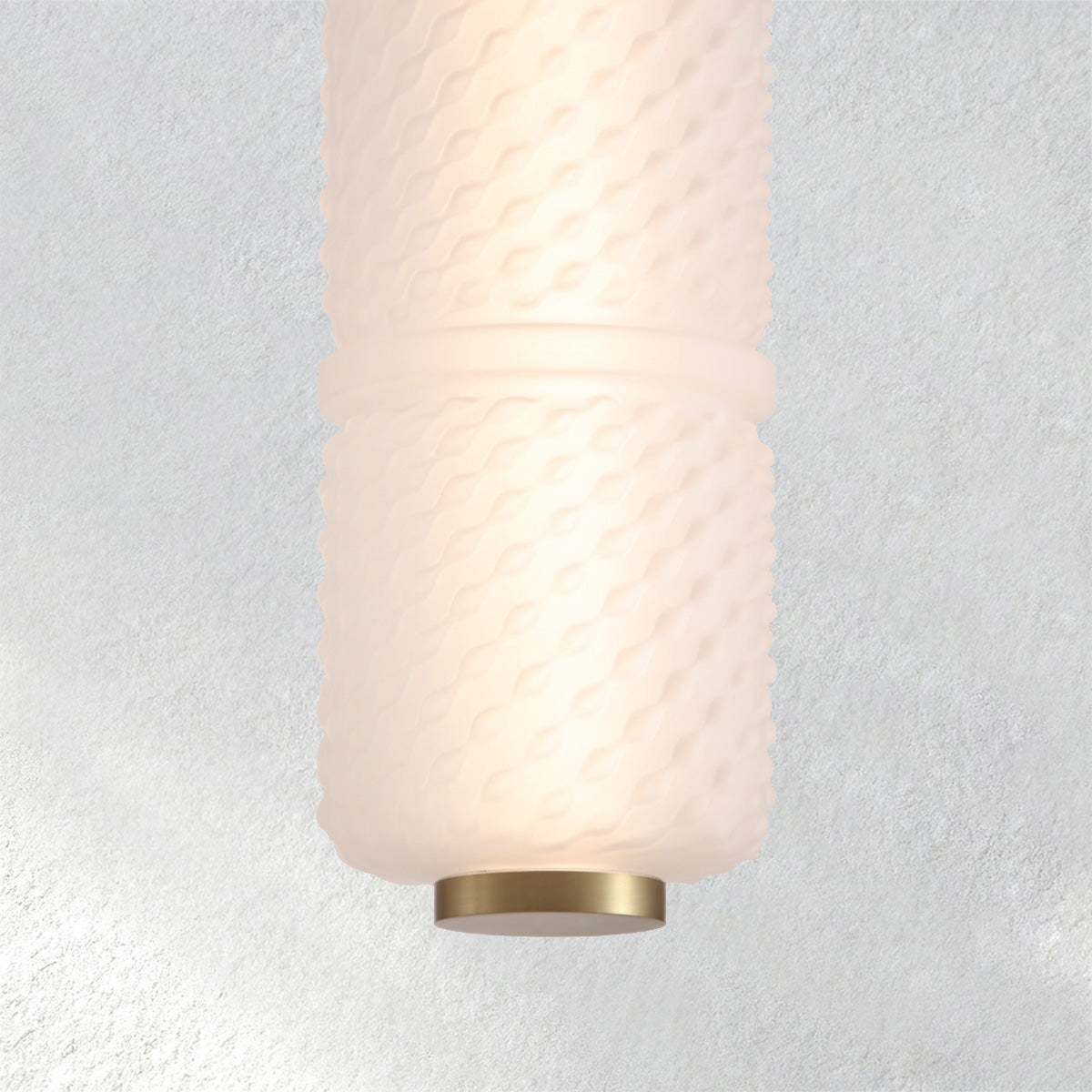 Axis Textured Glass Pendant