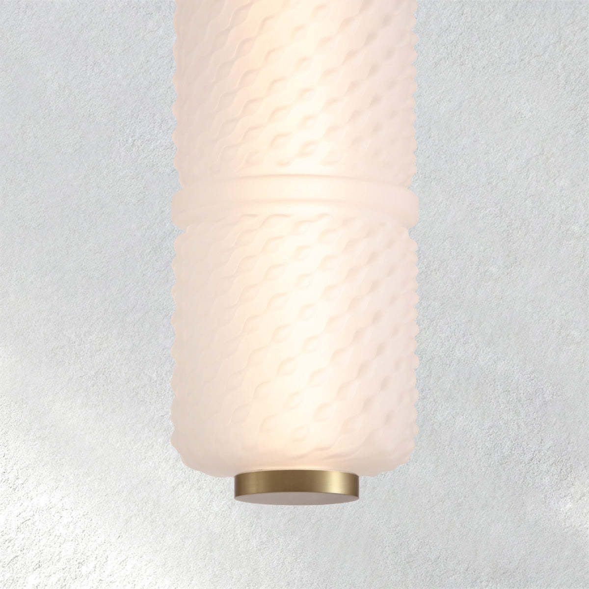 Axis Textured Glass Pendant