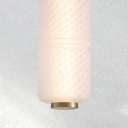 Axis Textured Glass Pendant