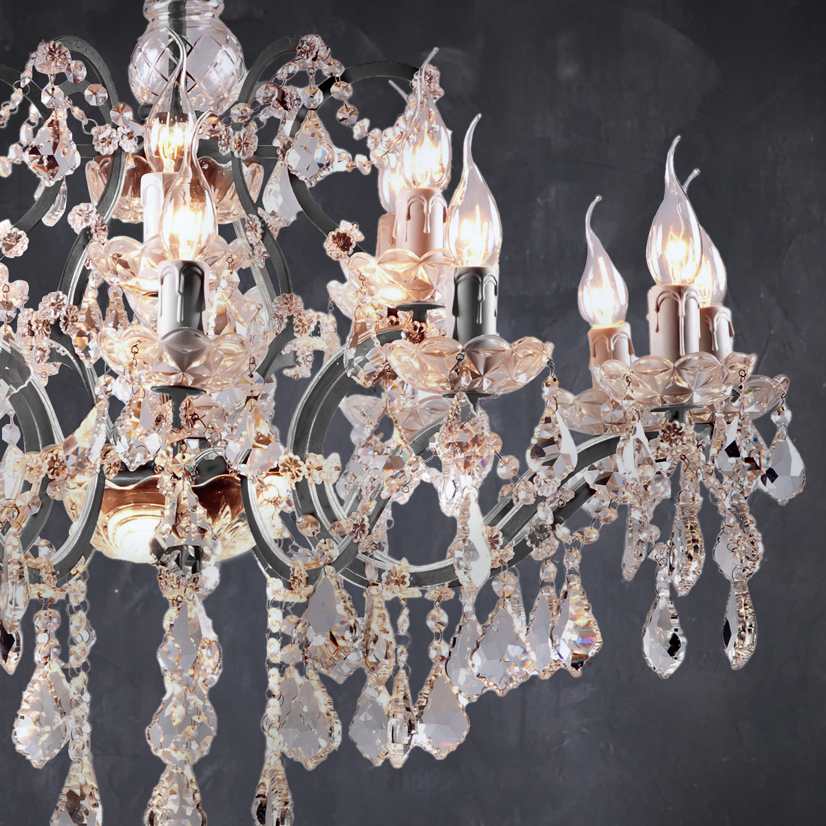 Classical Antique Crystal Chandelier-Fullstarlighting