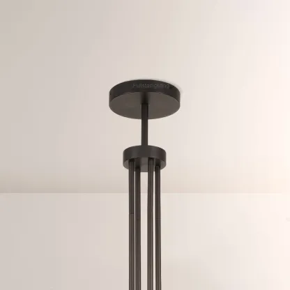 Cannele Glass Round Chandelier 36''