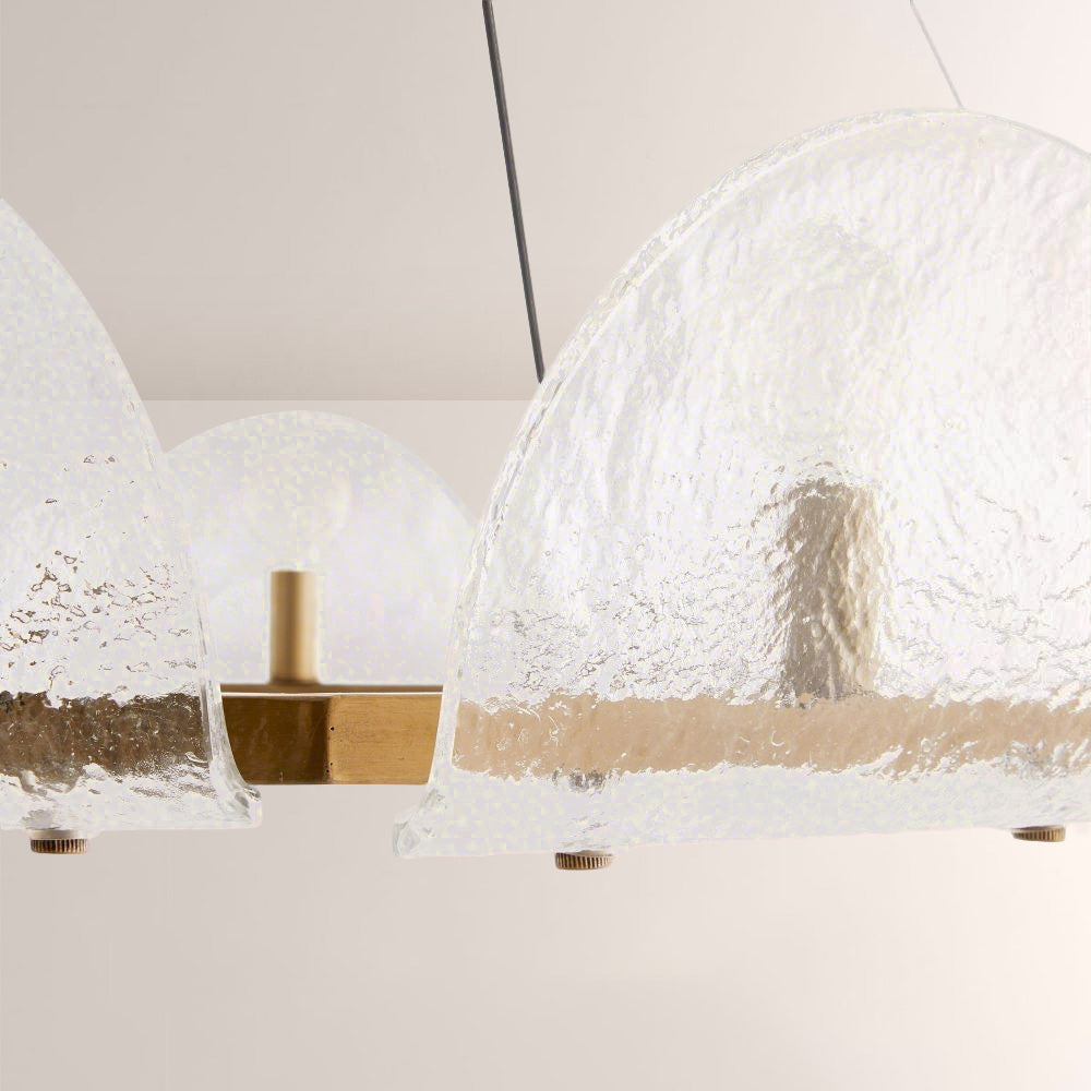 Mendez Glass Round Chandelier