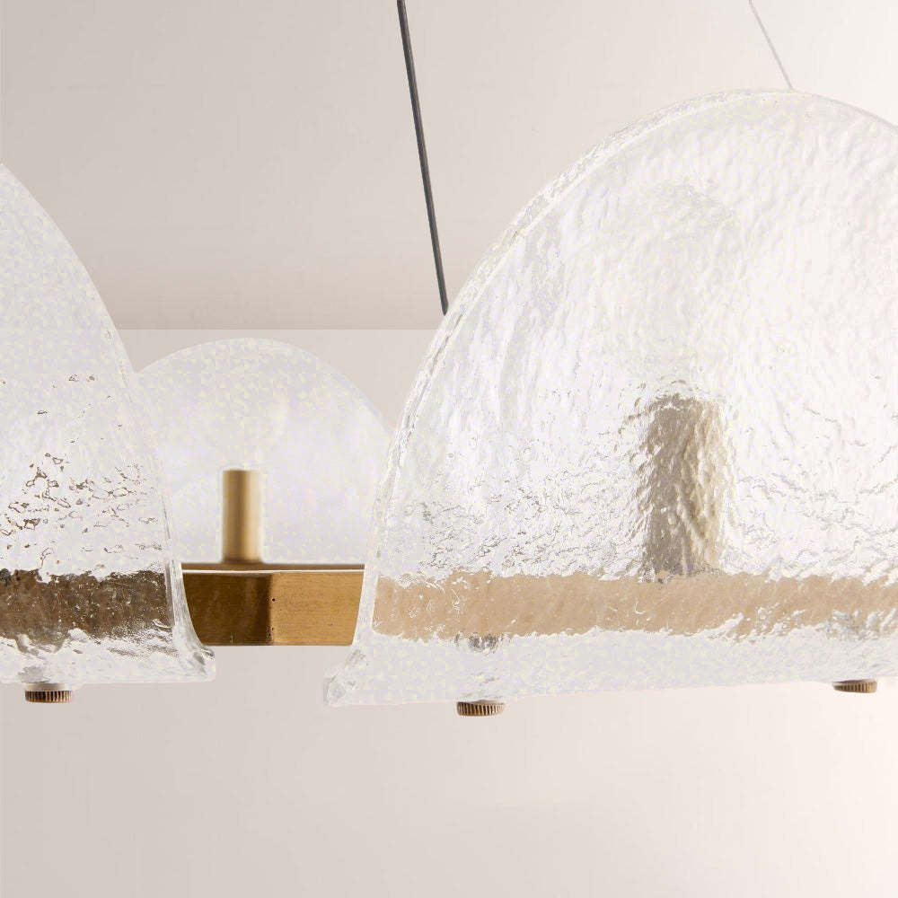 Mendez Glass Round Chandelier