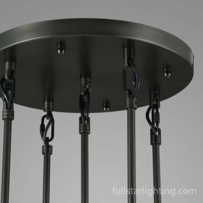 Raindrop Round Chandelier 5 Lights 14"D-Fullstarlighting