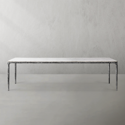 Thaddeus Marble Rectangular Dining Table-Fullstarlighting