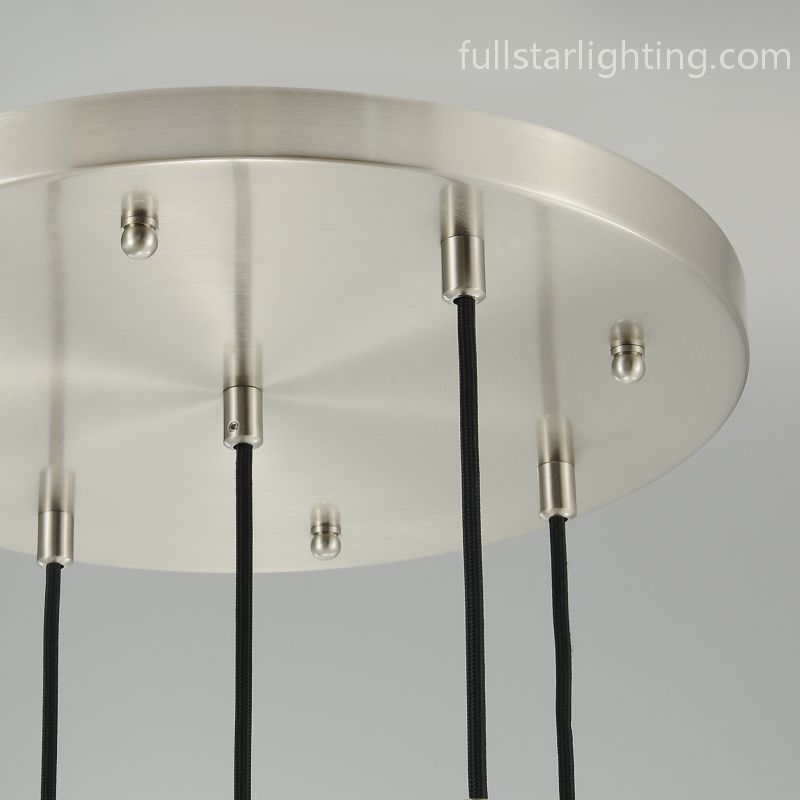 Raindrop Round Chandelier 5 Lights 14"D-Fullstarlighting