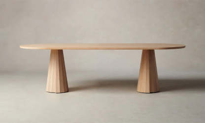 Brank Oval Dining Table-Fullstarlighting
