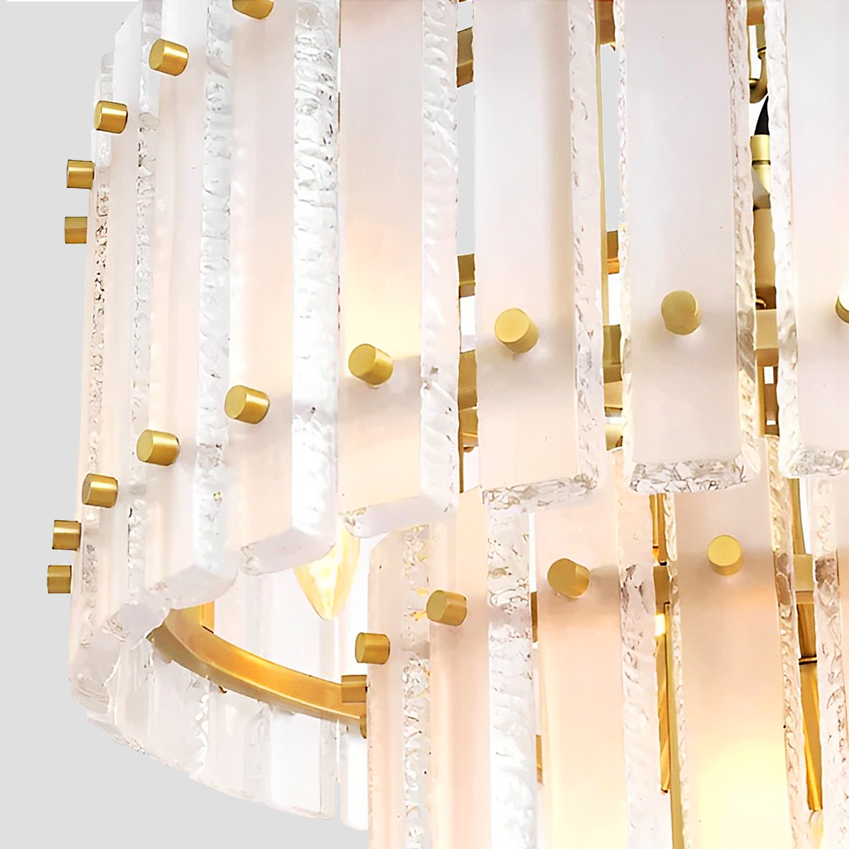 Mara Classical Round Glass Chandelier-Fullstarlighting