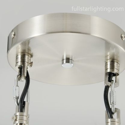 Raindrops 2-Light Rod Round Chandelier-Fullstarlighting
