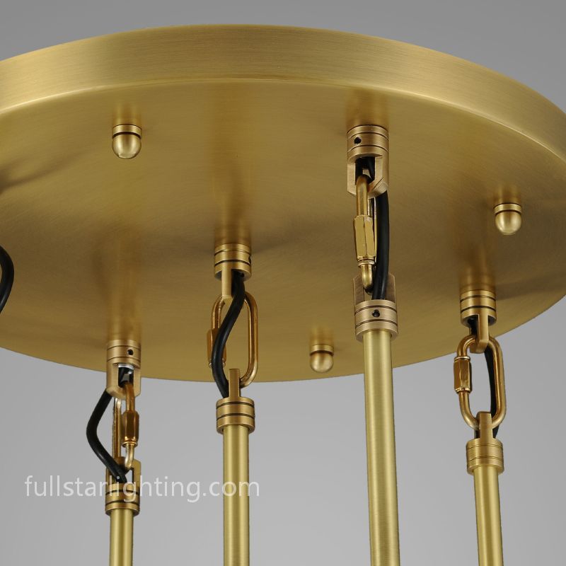 Raindrop Round Chandelier 5 Lights 14"D-Fullstarlighting