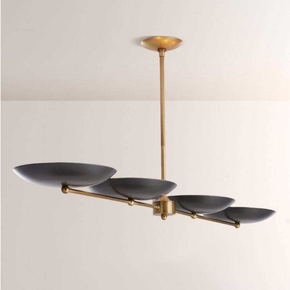 Griffith Bronze Linear Chandelier-Fullstarlighting