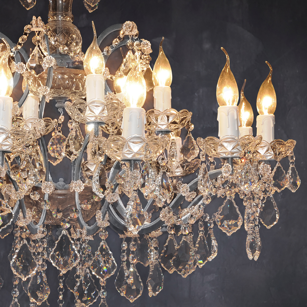 Classical Antique Crystal Chandelier-Fullstarlighting