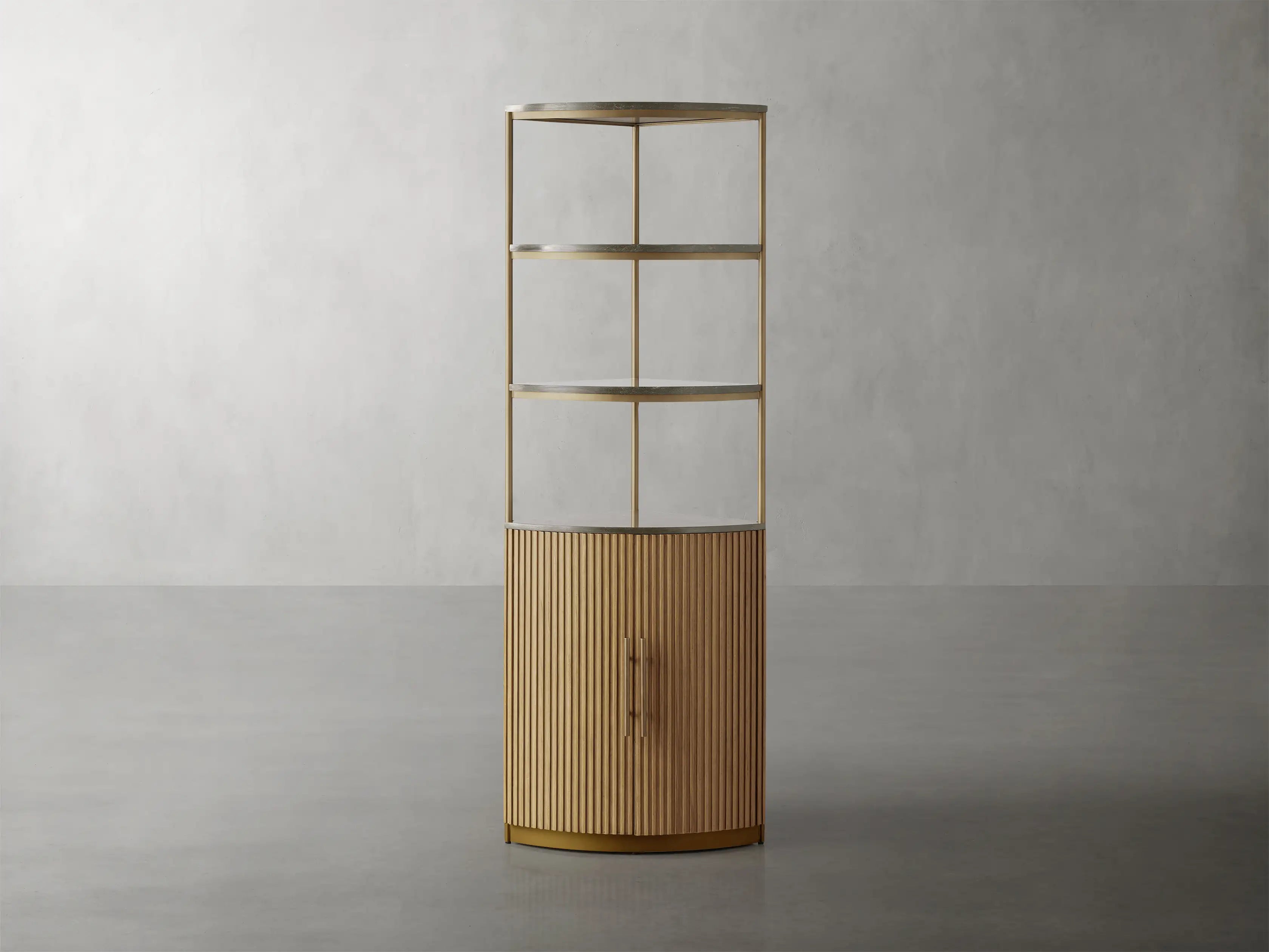 Fanny Corner Cabinet-Fullstarlighting