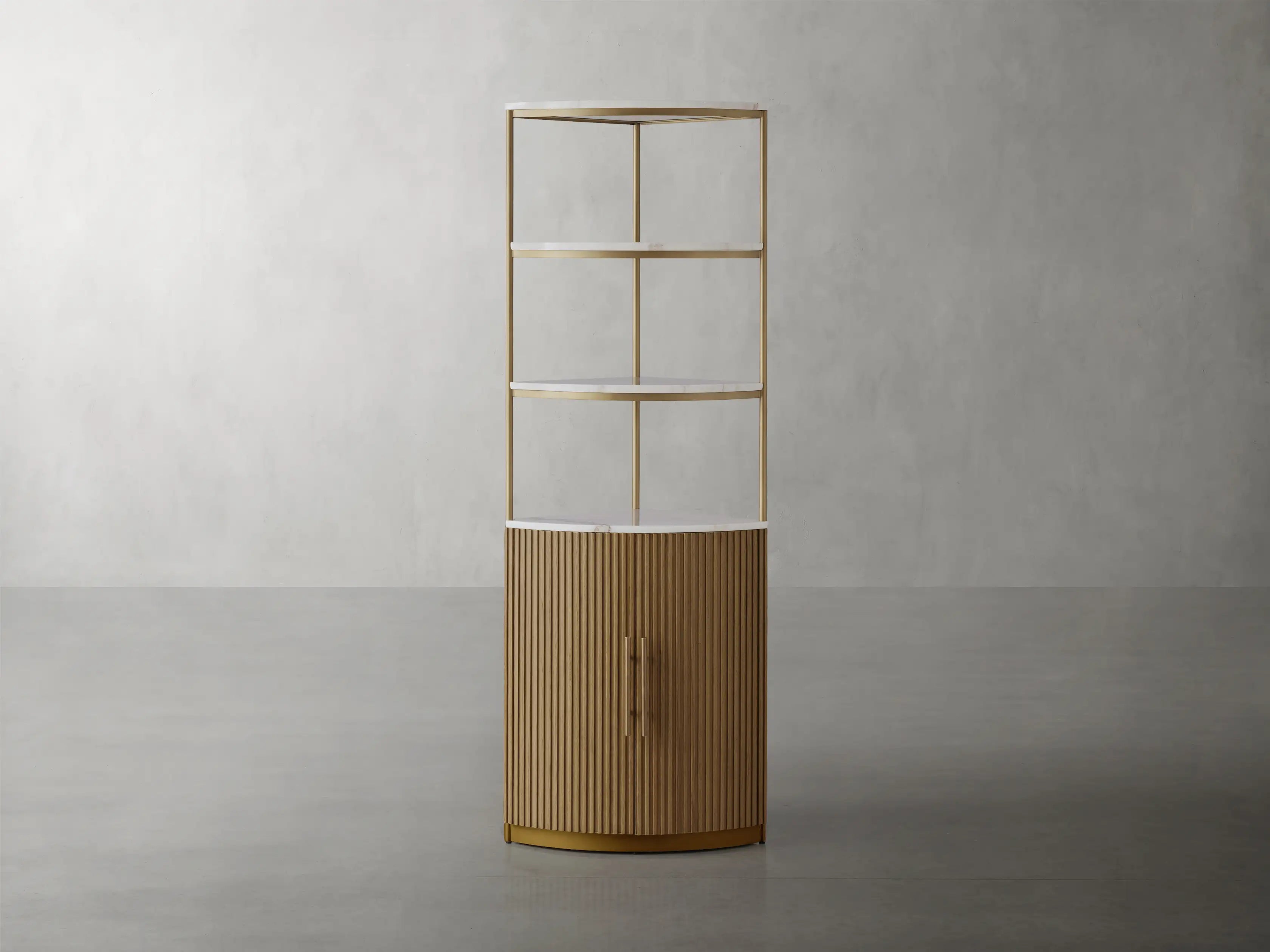 Fanny Corner Cabinet-Fullstarlighting